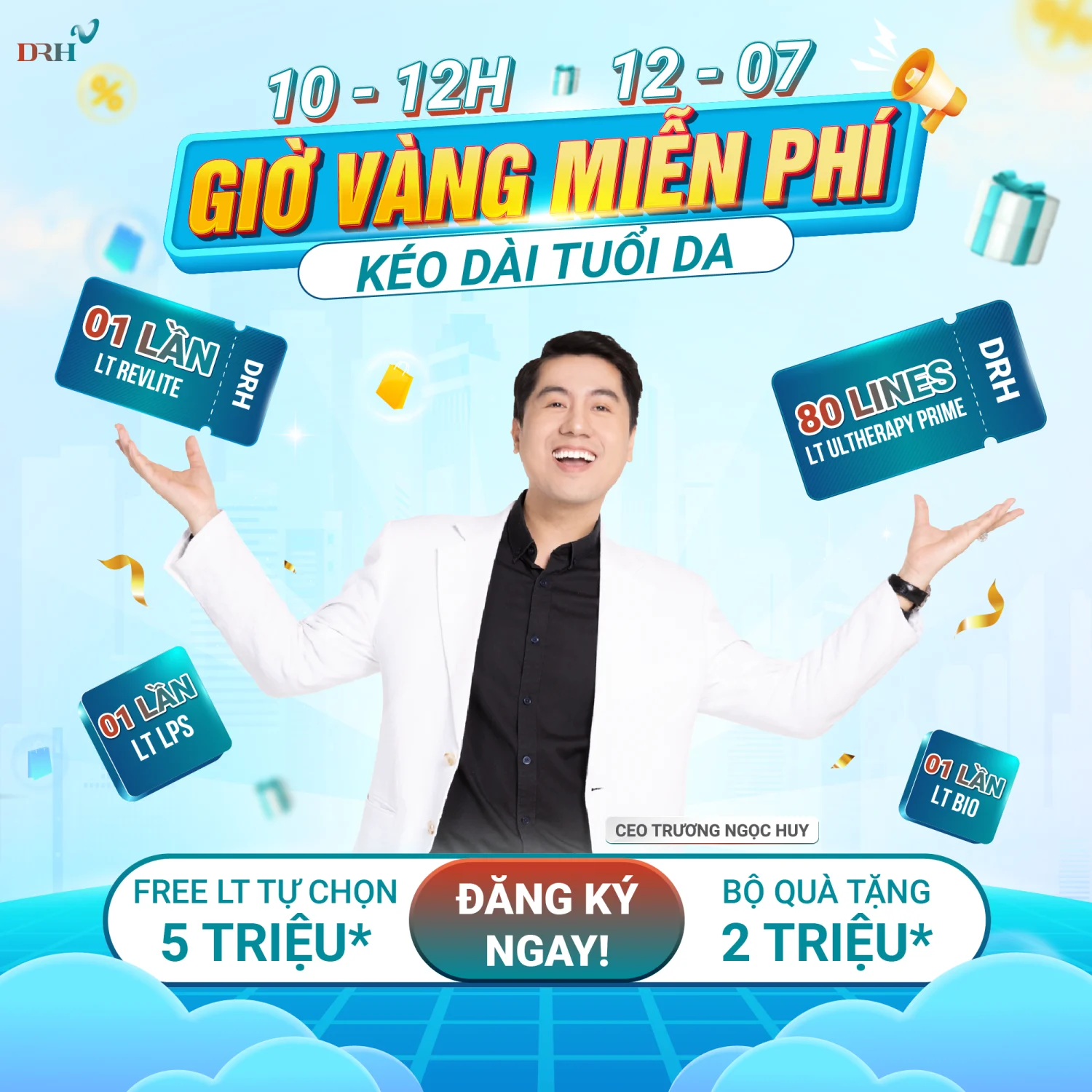 Giờ vàng miễn phí - ưu đãi hot